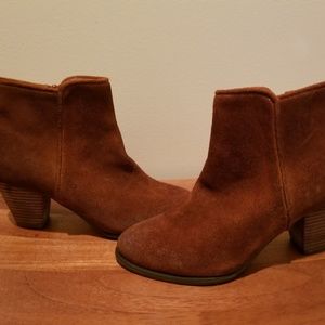 CHOCOLAT BLUE WEDGE BOOTIES BOOTS
